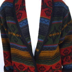 Vintage Woolrich Southwestern Indian Blanket Jacket - M